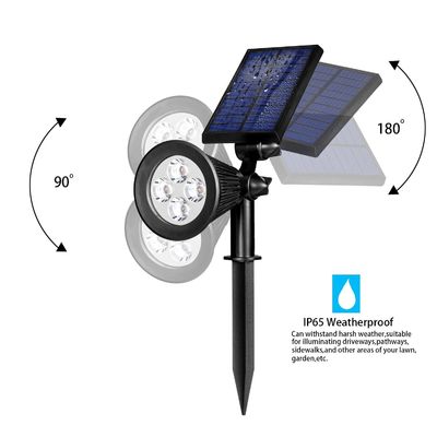 Yürüyüş Yolları / Peyzaj Güvenlik Toprakları için Beyaz Ledli Güneş Spot Işıkları