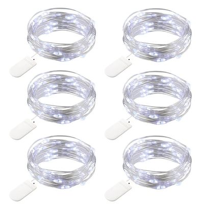 20 Pil Operated Led Dize Işıkları / Firefly String Lights Akşam Yemeği Partisi için