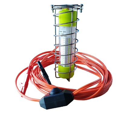 12V Dalgıçlı Yeşil Led Balık Tutma Işıkları Titrek - 7m Kablo ile Kararlı