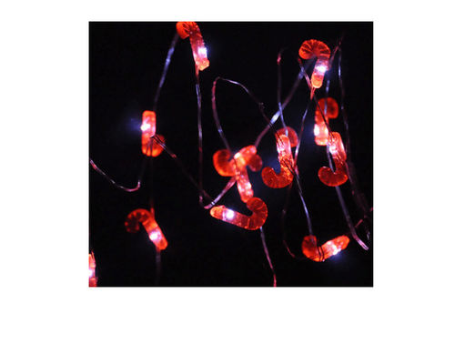 Kırmızı Koltuğa Noel Partileri İçin 20 LED Sensör Gece Işığı Zarif Tasarım